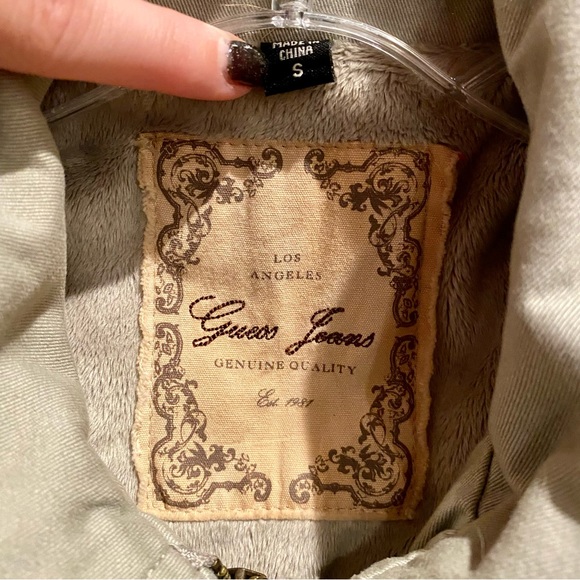 Guess Hooded Trench Coat | S - Picture 9 of 15